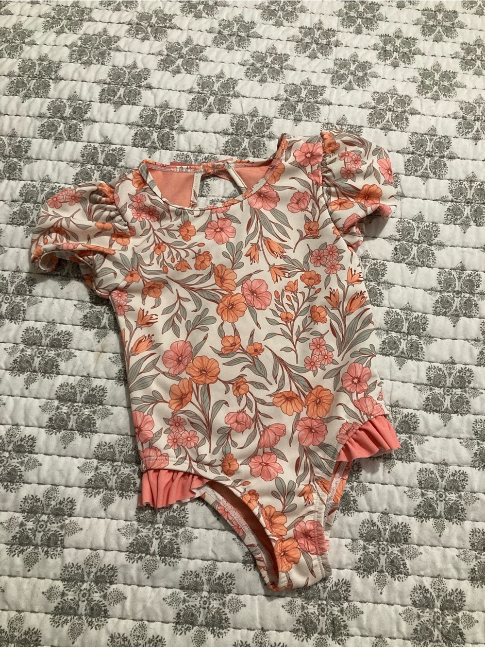 Tommy Bahama Floral Print  One-Piece swim suit